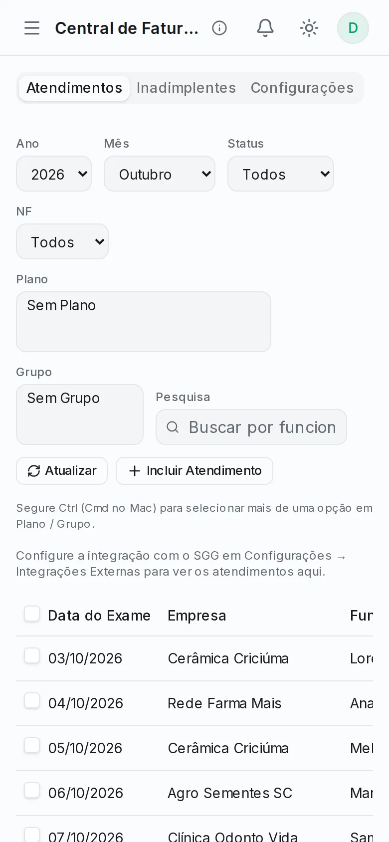 Faturamento + Conta Azul no celular